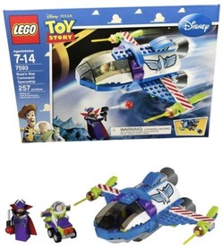 Retired 2010 LEGO Toy Story: Buzz's Star Command Spaceship (7593) Buzz & Zurg
