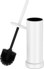 304 Stainless Steel Toilet Brush and Holder Set, Heavy Duty Toilet Bowl Brush...