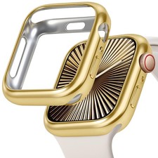 JR.DM 40mm Soft Flexible TPU Case Compatible 40 Mm Series 6/5/4/Se , A Gold