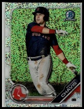 2019 Bowman #BCP-92 Michael Chavis Chrome Speckle Refractor #/299