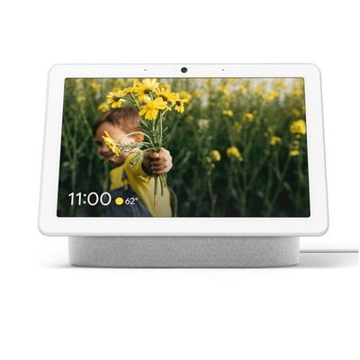 Google Nest Hub Max   Smart Speaker mit Bildschirm Grau- B-Ware