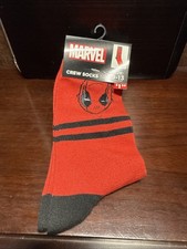 NEW Marvel Deadpool Socks Size 9-13