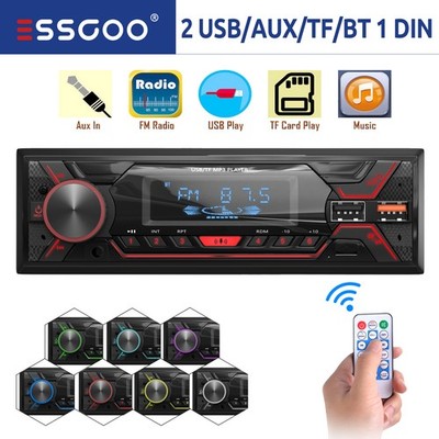 1 DIN Autoradio Mit Bluetooth FM Freisprecheinrichtung Fernbedienung TF USB AUX