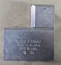 LOT OF 3 ILsco D3687 Aluminum Lugs for 2-500/MCM AL9CU