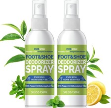 Foot  Shoe Deodorizer Spray, 5 fl.oz Instant Odor Eliminator for Smelly...