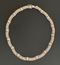 Vintage PRISTINE Judith Jack Sterling & Marcasite 16.25" SPECTACULAR Necklace