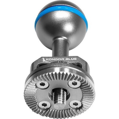 Kondor Blue Ball Head to ARRI Rosette for Magic Arms (Space Gray) #KB_BALL_AR
