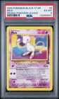2000 POKEMON PROMO BLACK STAR POKEMON LEAGUE #8 MEW PSA 6