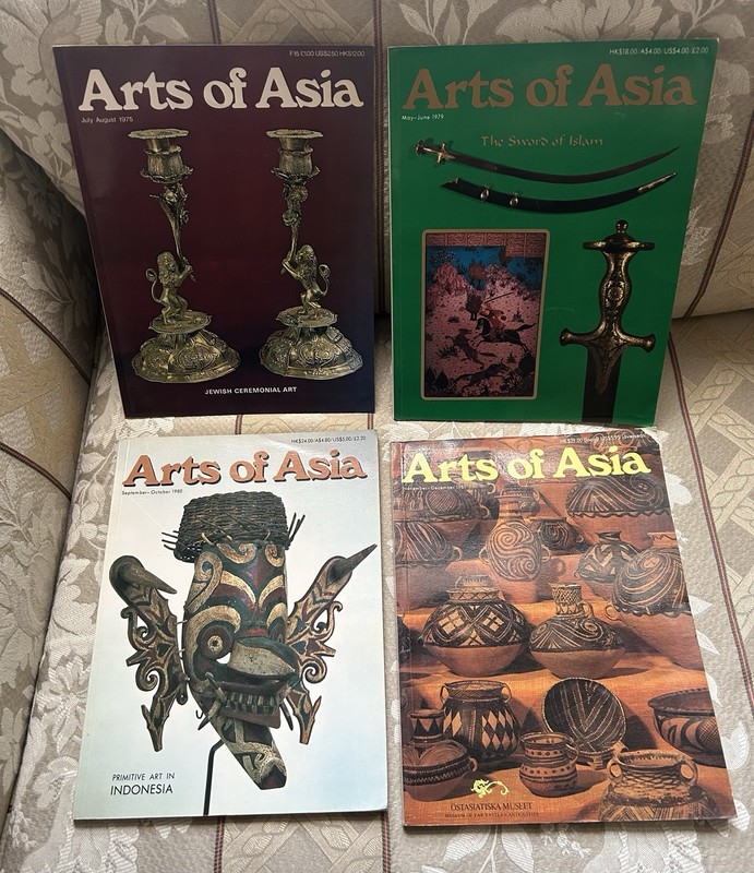 Arts of Asia magazines Lots Of 8 1975-88
