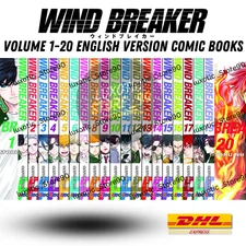 Wind Breaker Manga Half/Full Set Vol 1-20 English Version by Satoru Nii FAST DHL