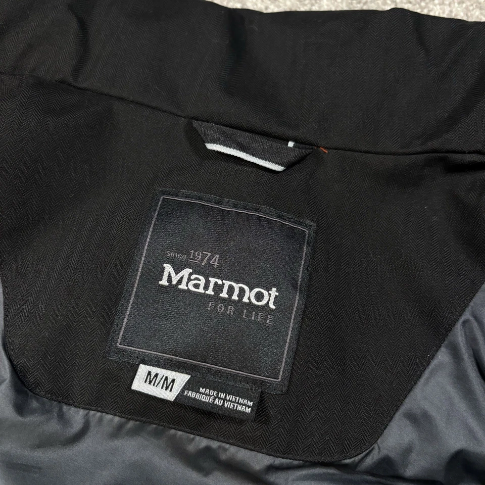 Marmot Vest Men’sM Black Gray Fordham 700 Fill Down Puffer Quilted Gilet Outdoor - Image 3 of 4