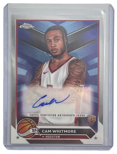2023-24 Topps Chrome Cam Whitmore Auto RC CG-CW - Bild 2 von 4