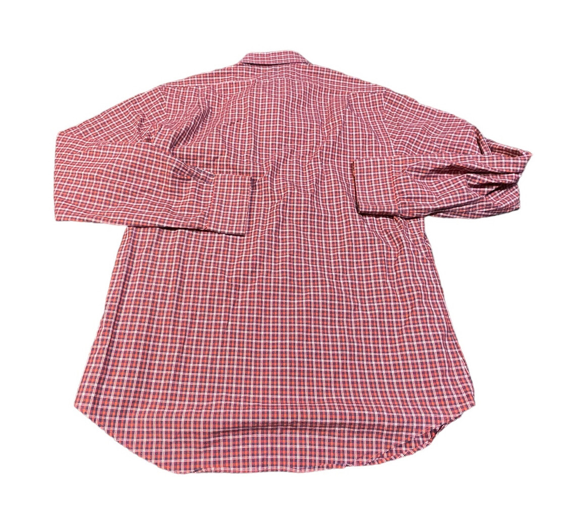 Vintage Polo Ralph Lauren Regent Custom Fit Men’s Large Plaid Button Up Shirt thumbnail 4