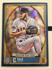 2021 Topps Gypsy Queen Chris Sale Chrome Indigo Parallel /150 Boston Red Sox