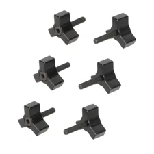 6Pcs CAMVATE Tiny M4x 15mm Thumbscrew Knob Aluminum Wingnut fr Photography ACC