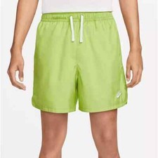 Nike Sportswear Club Woven Flow Shorts Vivid Green Men's Size Large DM6829-332