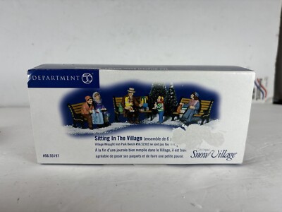 Department 56 Snow Village Sitting in The Village 55197