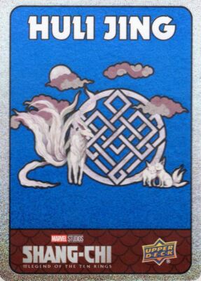 Upper Deck Marvel Shang-Chi Blue Spectromatic Sticker SS-16 Huli Jing