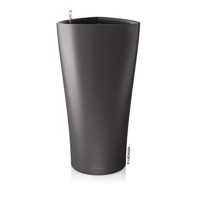 Lechuza Delta 40 anthrazit metallic, AIO Komplettset Pflanzsäule Blumentopf