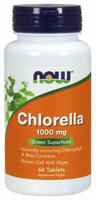 Now FoodsChlorella 1000 mg Green Superfood 4x 60Tabl (16,97 EUR/100 g)