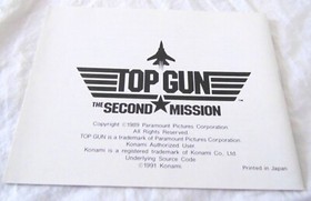 top gun second mission authentique version originale nintendo nes esp