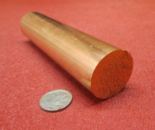 110 Copper Rod 1 3/8" Dia. x 6 Inch Length