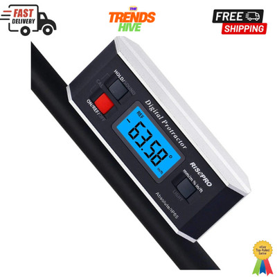Inclinometer RISEPRO Digital Protractor Angle Finder Level Inclinometer