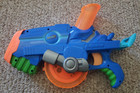 Vintage Blue NERF Buzzsaw Toy Gun Blaster Hasbro 2006 — photo 2
