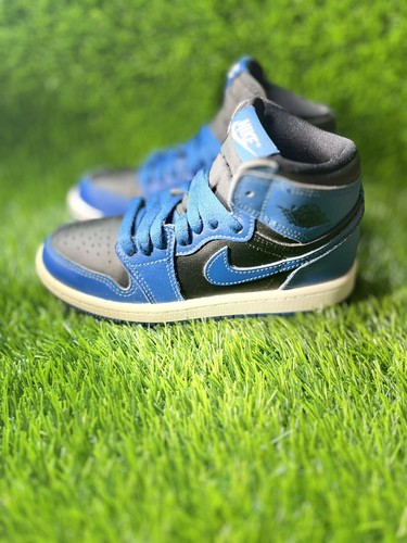 Jordan 1 Retro High OG Mid Dark Marina Blue PS AQ2664-404 PS Size 1y - Picture 6 of 10
