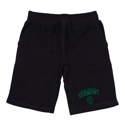 University Of Vermont Catamounts UVM NCAA College Fleece Seal Shorts