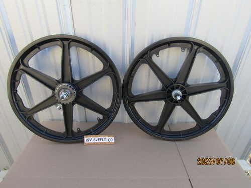 NEW 20'' BICYCLE MAG WHEEL SET WHIT COASTER BRAKE FOR BMX , GT, DINO ...