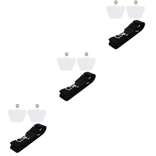 3 Count Lanyard Phone Neck Strap with Patch Multifuctional Shoulder