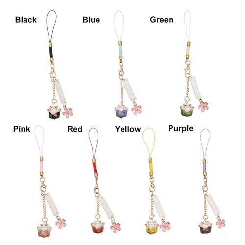 Cat Phone Lanyard Keychain Wrist Rope Anti-lost Lanyard Phone Strap Lanyard - Photo 2 sur 18