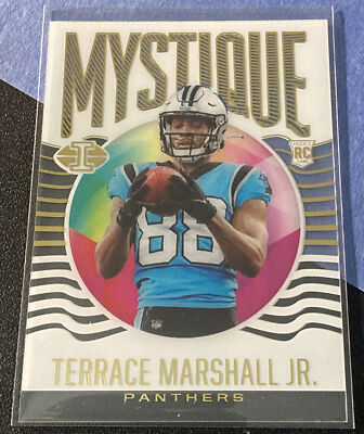 2021 Illusions Football   Terrace Marshall Jr RC Mystique White #MY-18
