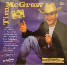 1219 TIM MCGRAW   POCKET SONGS KARAOKE CDG DISC