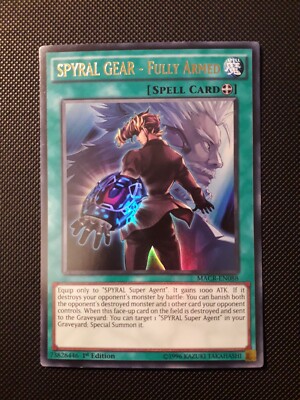 Yu-Gi-Oh! SPYRAL GEAR-Fully Armed, MACR-EN088, UR, 1. Edition, Englisch, EX