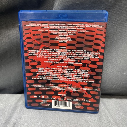 U2 Live Concert 360 at the Rose Bowl Blu-ray With Photo Booklet & Bonus Material - 第 3/19 張圖片