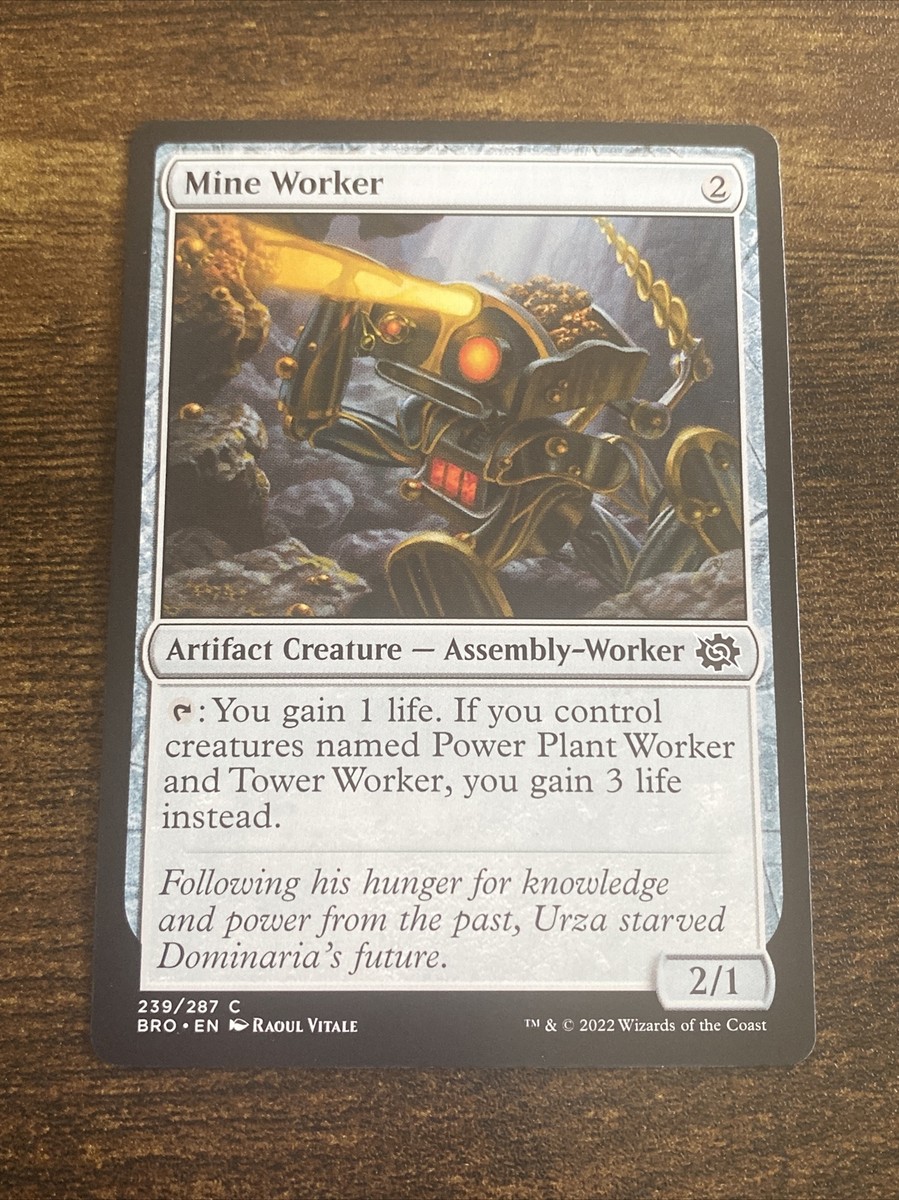 Mine Worker 239/287 The Brothers' War MTG Magic The Gathering