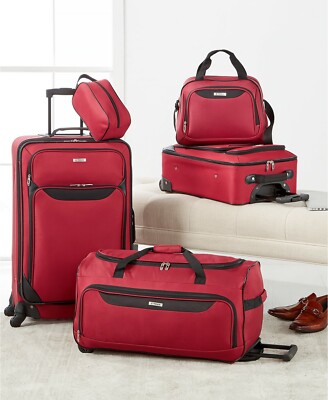 Tag Springfield III 4-Pc. Red Luggage Set B1185