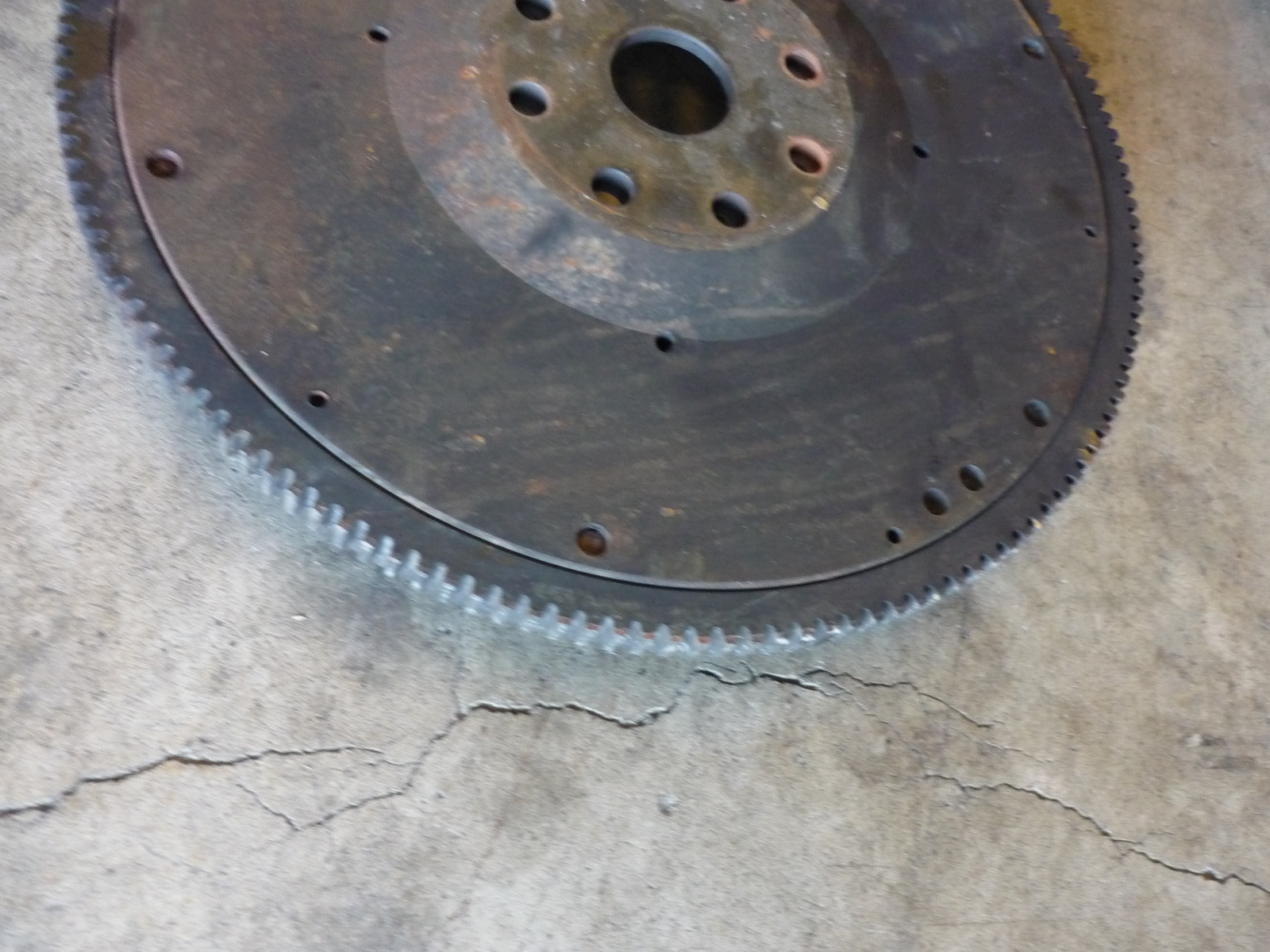 Ferrari Testarossa - Clutch Housing with Flywheel, Spacer & Clutch Ring # 142990