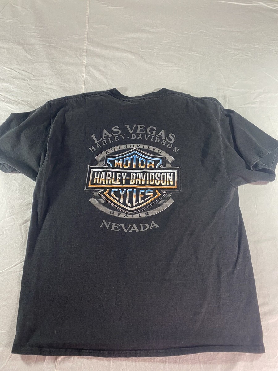 Harley Davidson T shirt Sz XL Full Service Garage Harley Las