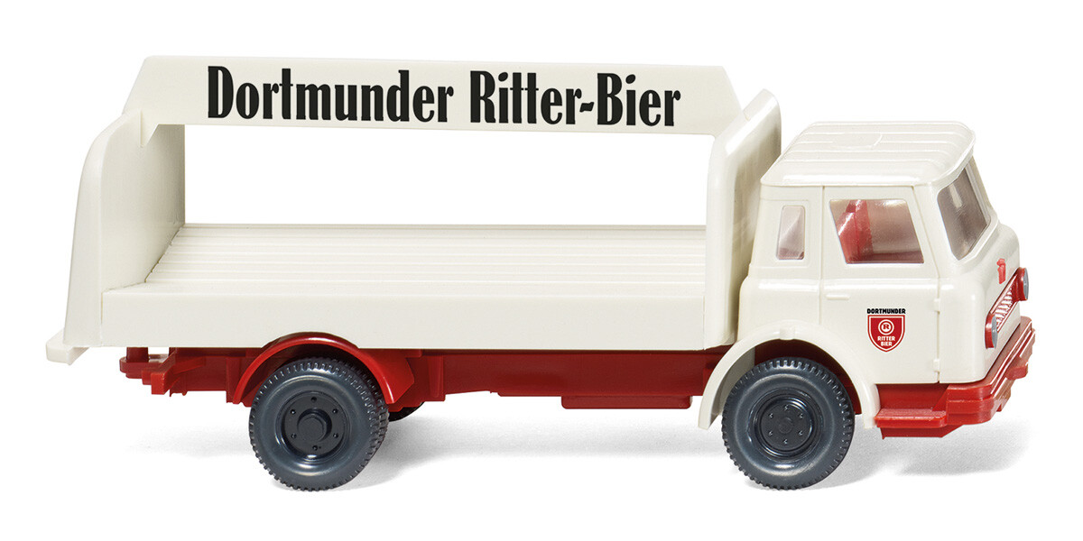 WIKING - RACCOGLITORE INTERNAZIONALE Vassoio 4x2 Dorlmunder Ritter Bier - 1/8...