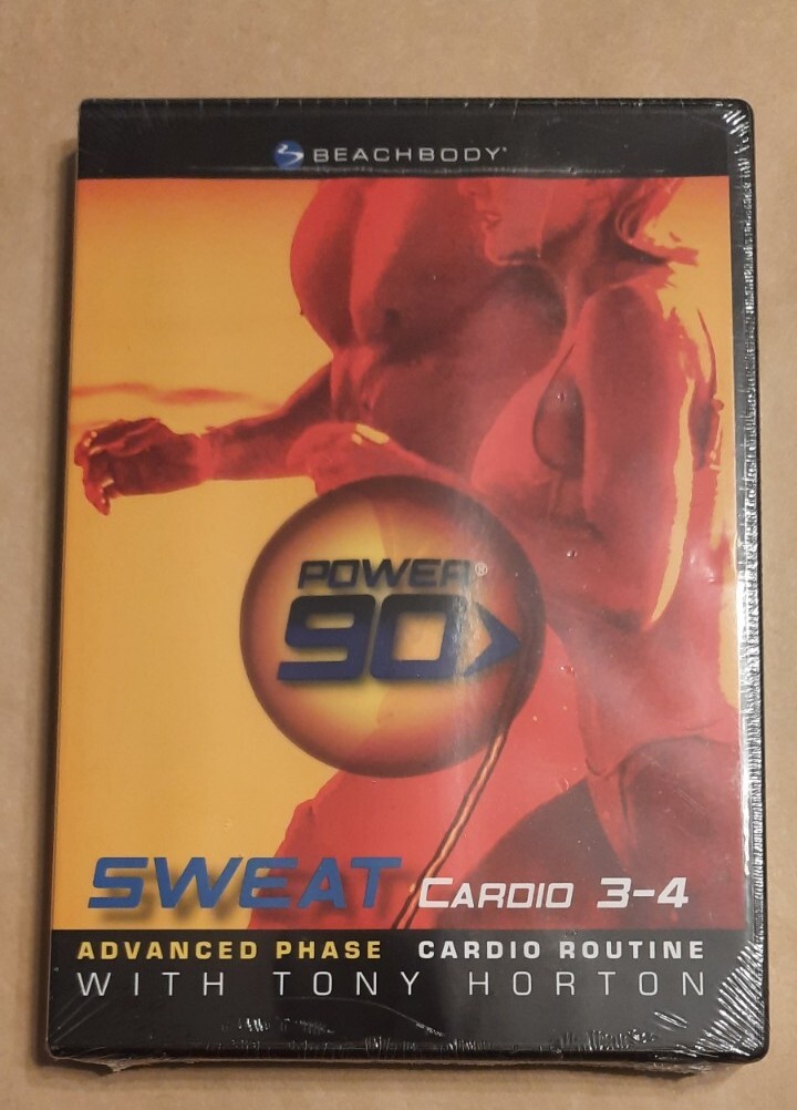Beachbody Power 90 Sweat Cardio 3-4 Advanced Cardio DVD New Tony