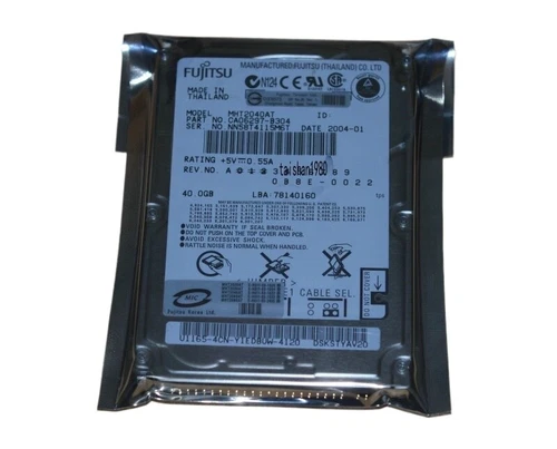Fujitsu 40 GB,Internal,4200 RPM,2.5" MHT2040AT HDD NEW