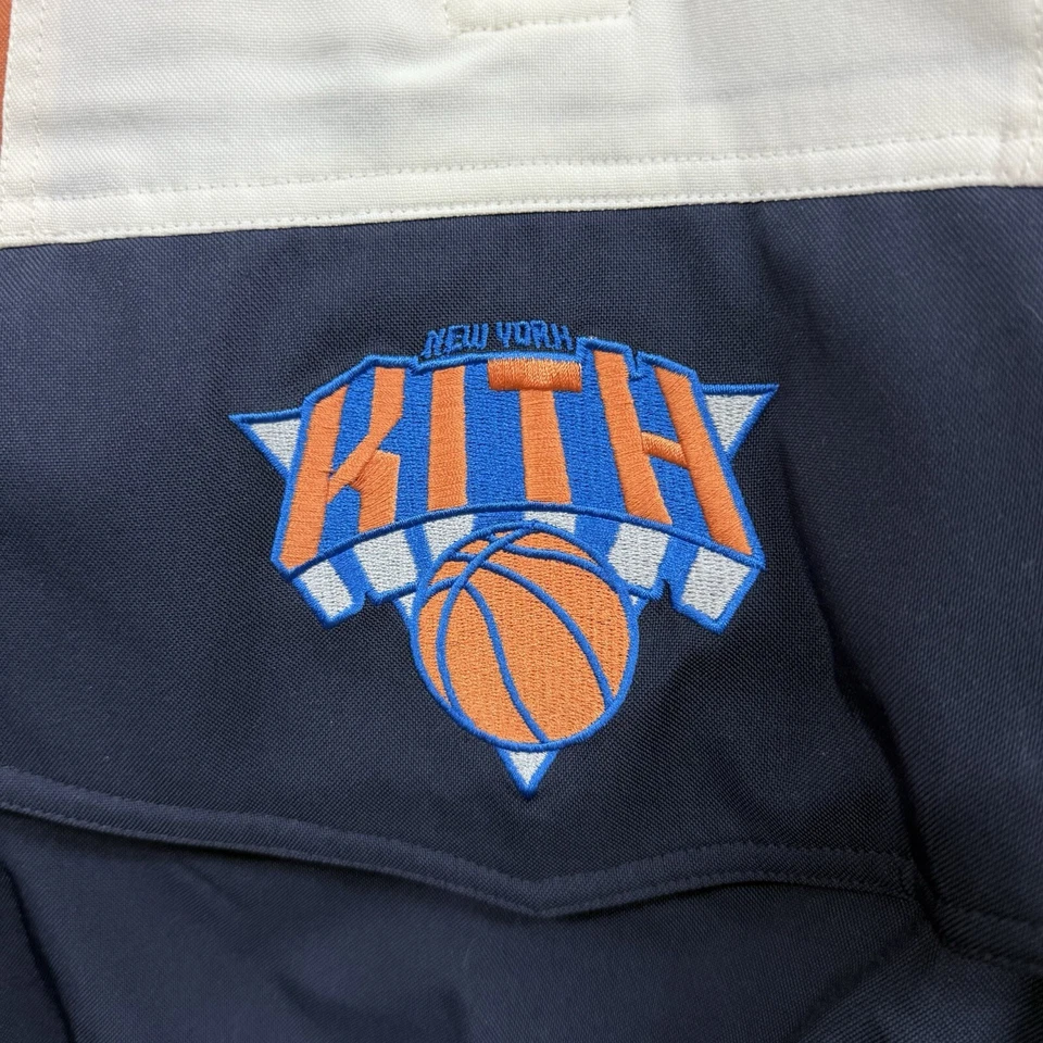 Kith New York Knicks Quarter Zip Anorak 夜间夹克男式 XXL 码 — 第 2/4 张图片