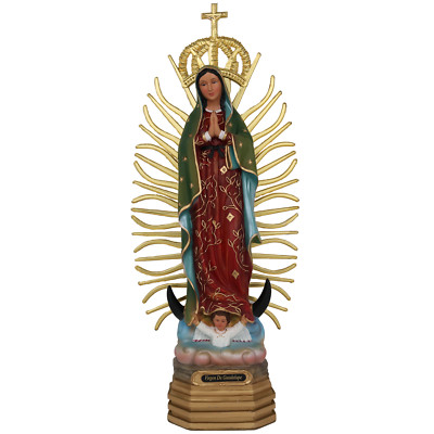 Virgen De Guadalupe Con Resplandor 20'' Our Lady Of Guadalupe , New