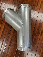 8 In X 8 In X 8 Heavy 26 Wye Joint Hvac Perfect Master Pipe Flow Y Butt Tee Duct