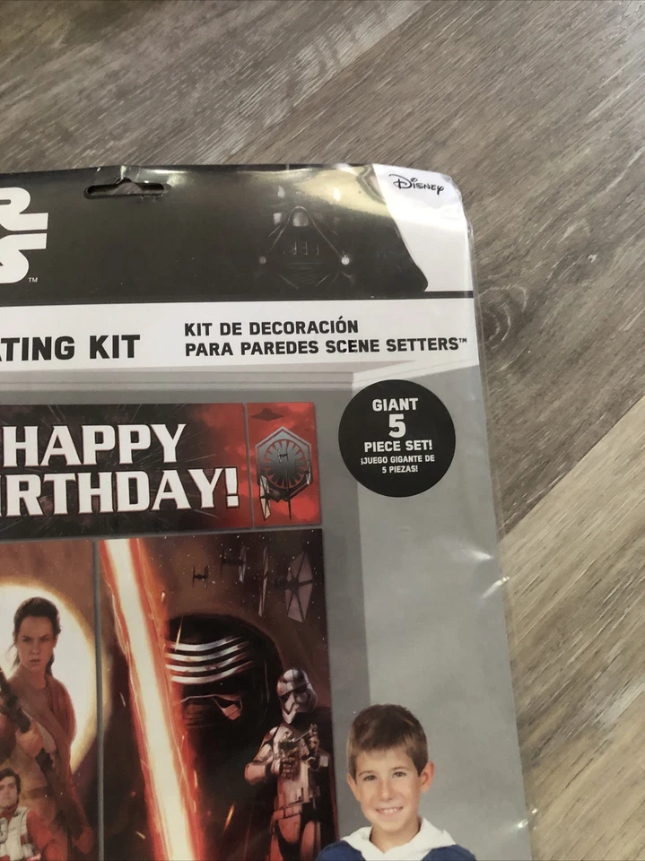 Star Wars The Force Awakens WALL POSTER Decoration Kit Scene Setter Birthday - Image 4 of 4