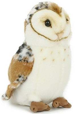 1 Plüschtier Schleiereule 30/20cm Kuscheltier Stofftiere Plüschtiere Eulen Uhu 