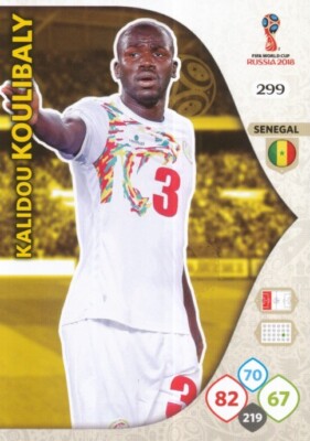 299 COULIBALY KALIDOU # SENEGAL PANINI CARD ADRENALYN WORLD CUP RUSSIA 2018